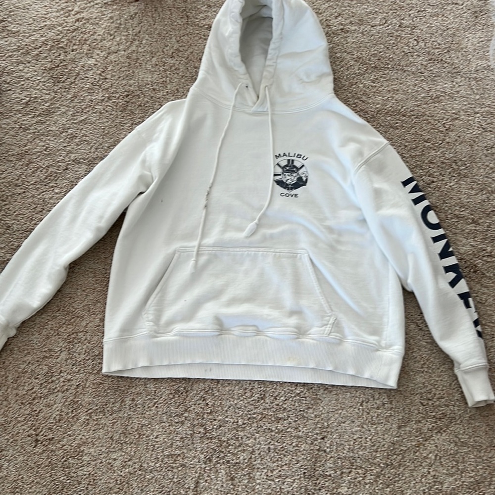 The Monkey Island Pacsun White Hoodie